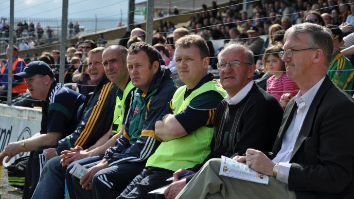 Mentors, substitues and fourth officials change sides in Nowlan Park