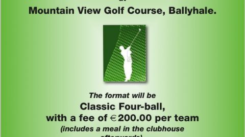 Shamrocks  Ballyhale GAA Golf Classic Saturday July 7th