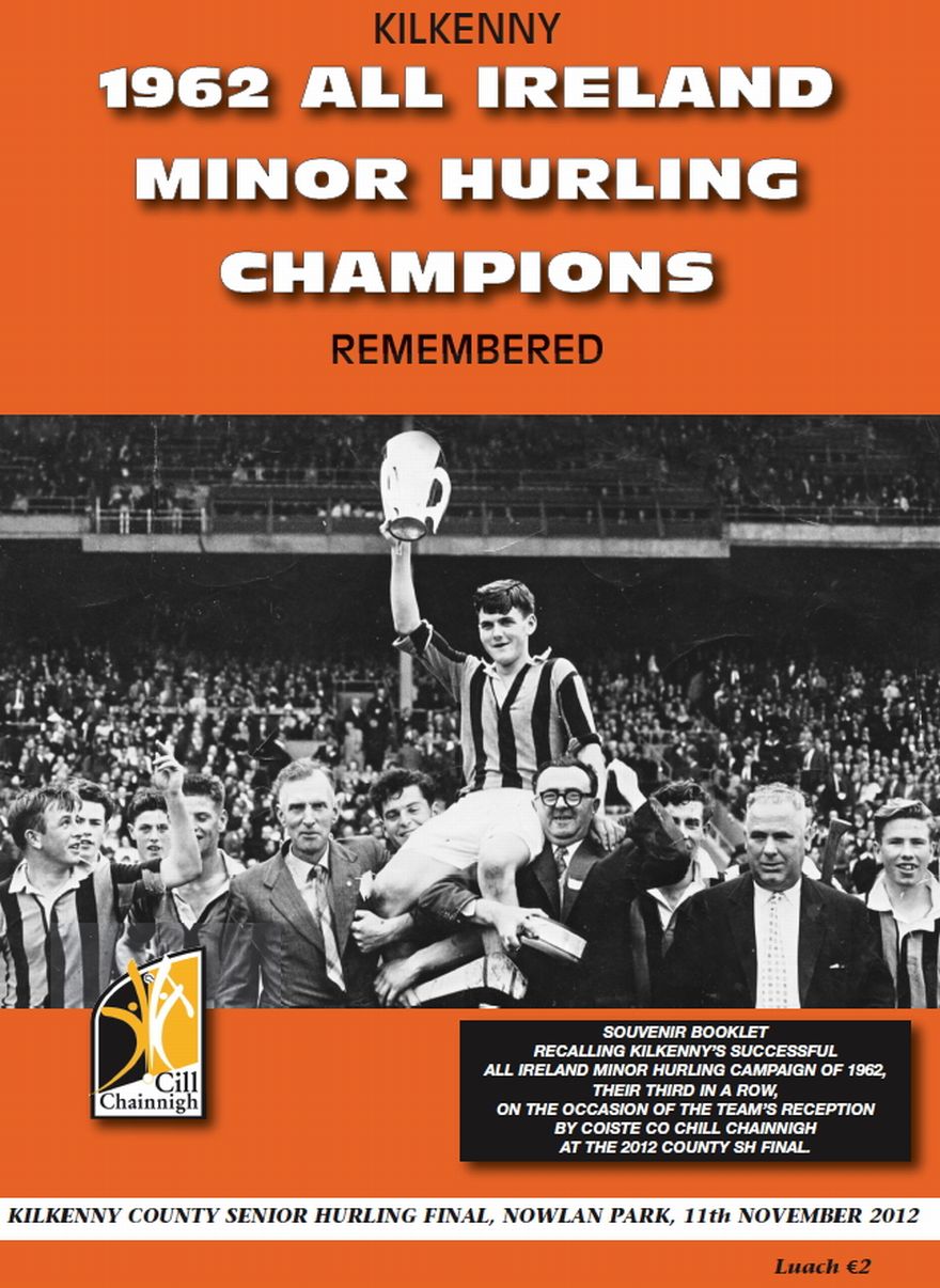 1962 All Ireland Minor Champions to be Honoured at Sundays Senior Final