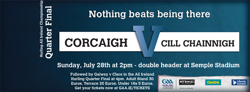Reminder re Tickets for Quarter Final