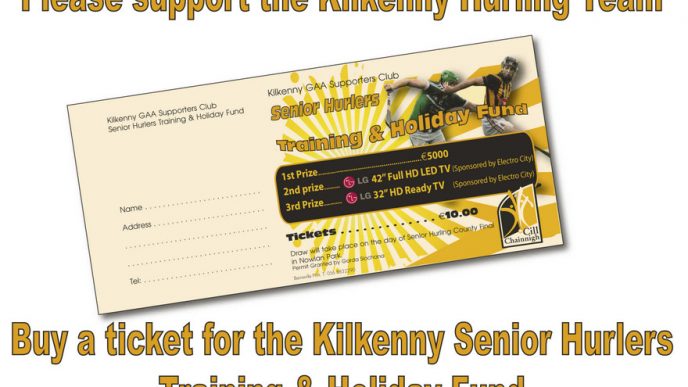 Support Kilkenny Senior Players’ Training & Holiday Fund Raffle