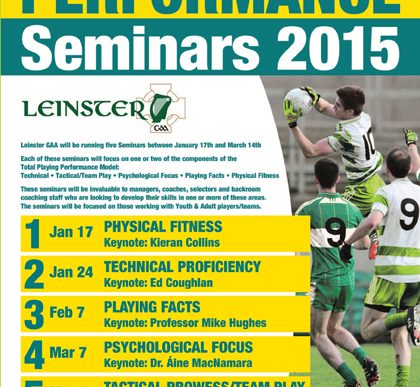 Leinster GAA Performance Seminars