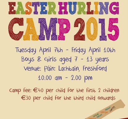 St Lachtains Easter Camp