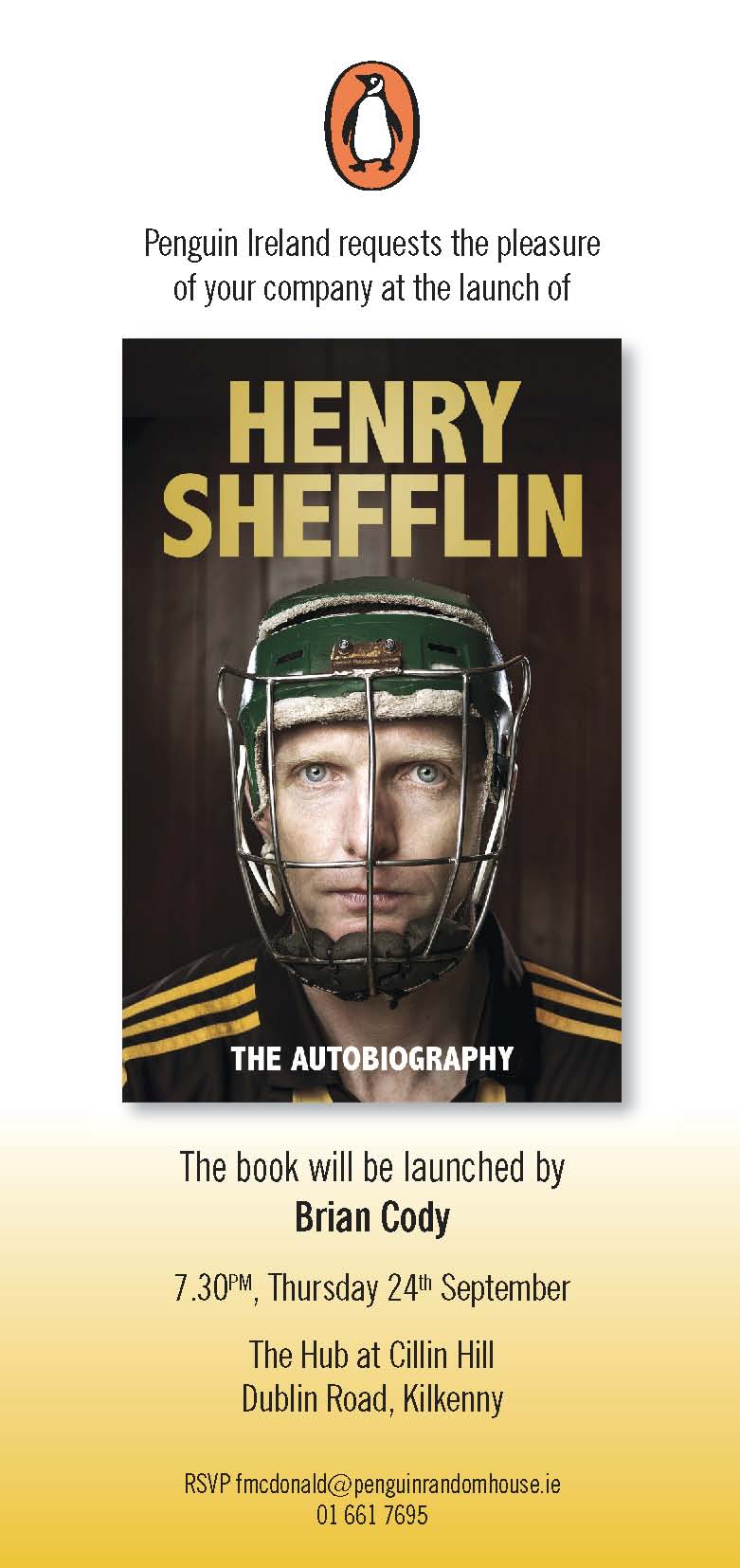 Henry Shefflin Book Launch