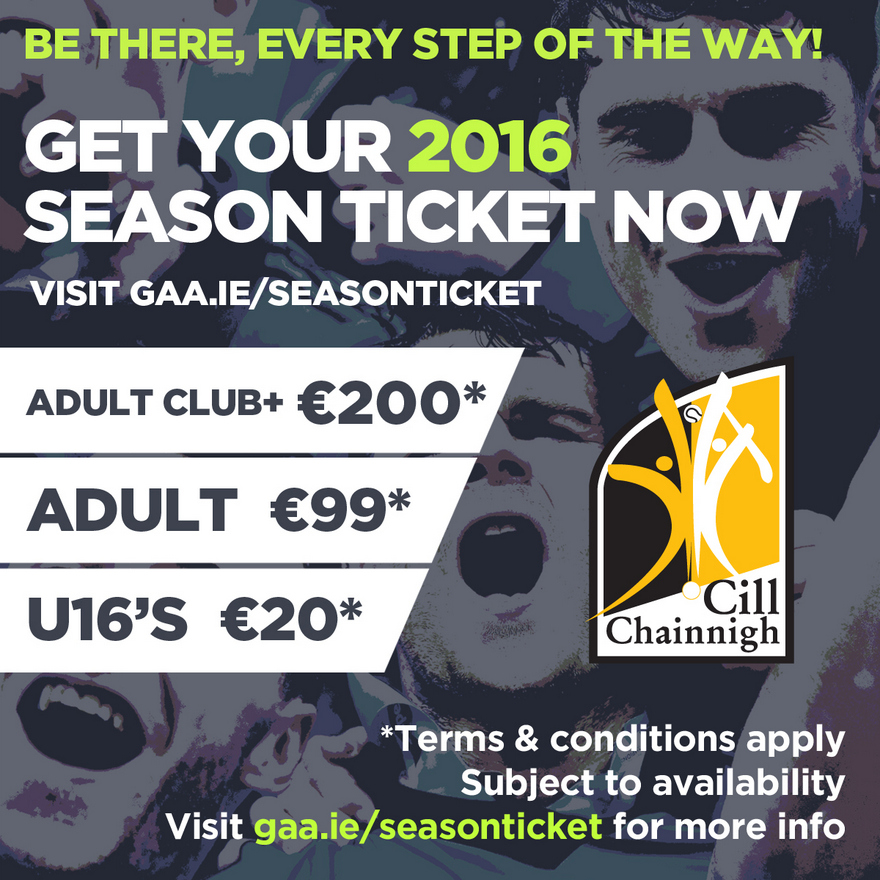 Last Chance to Purchase Season Tickets for 2016