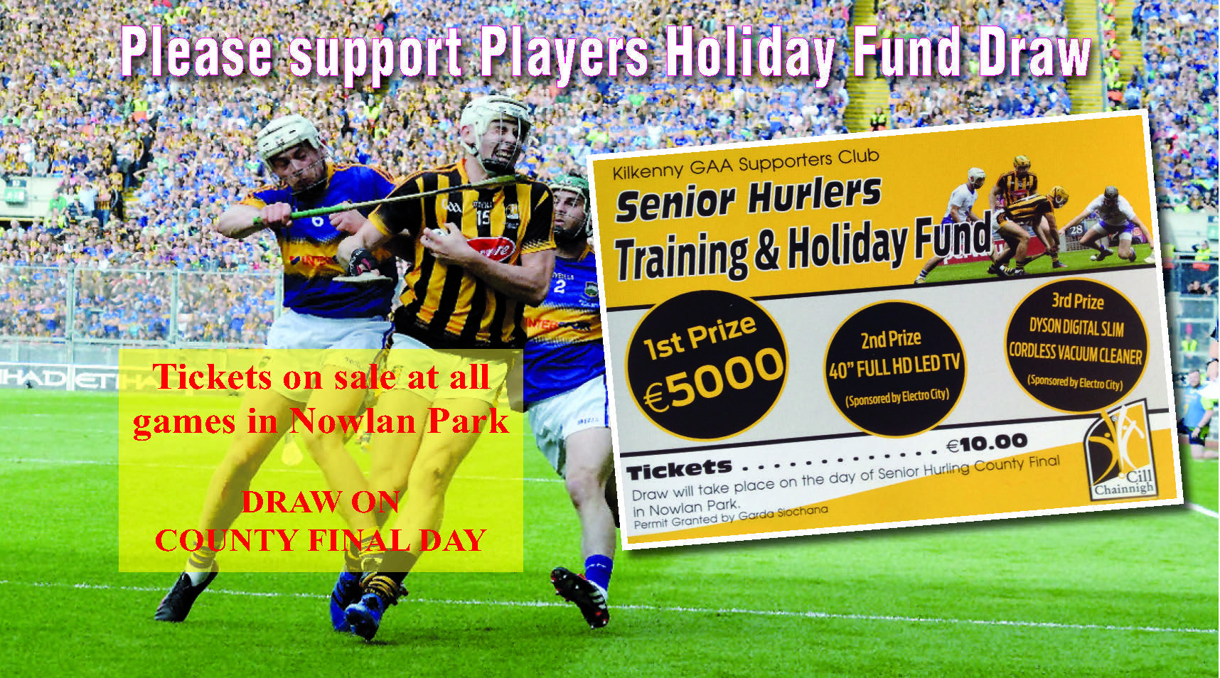 Players Training & Holiday Fund Raffle – Next Sunday!