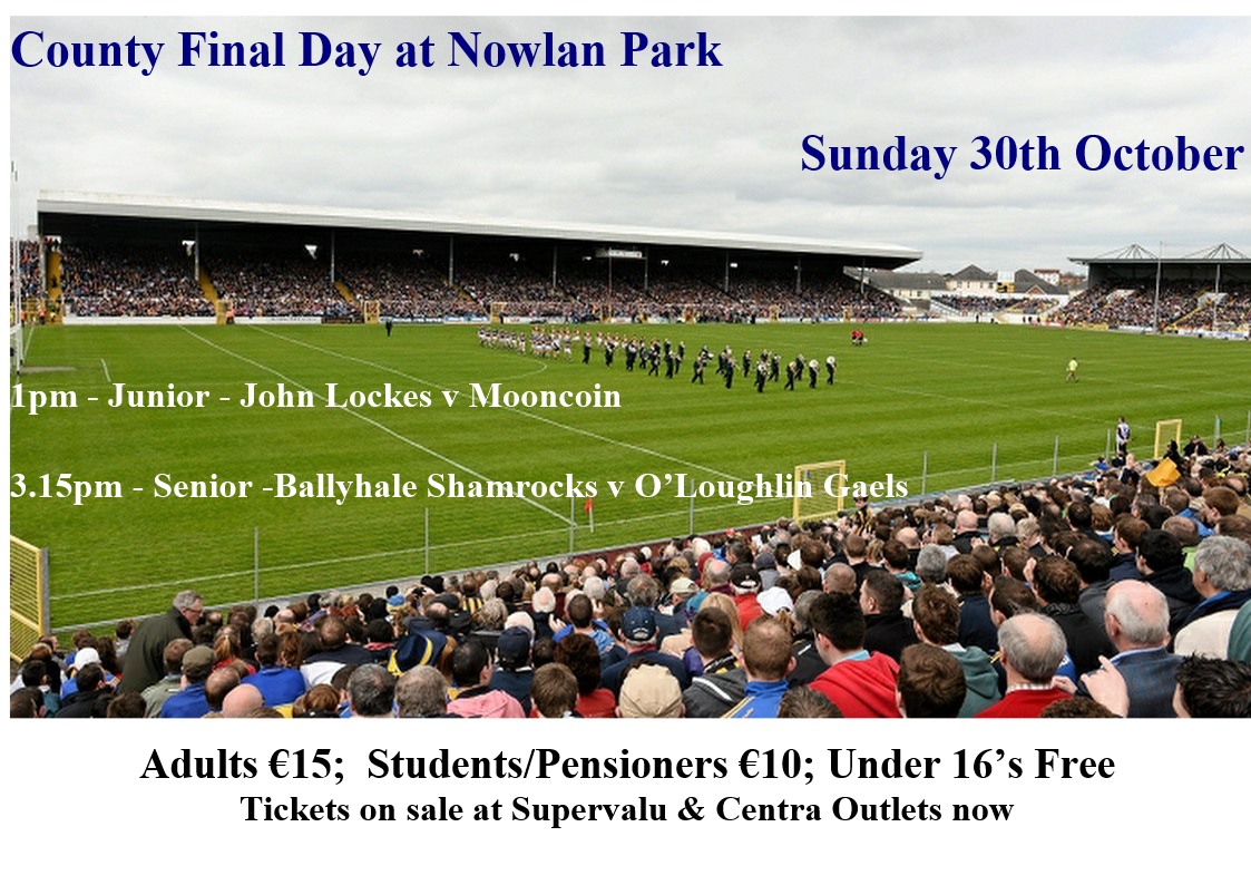 County Final – Match Day Information