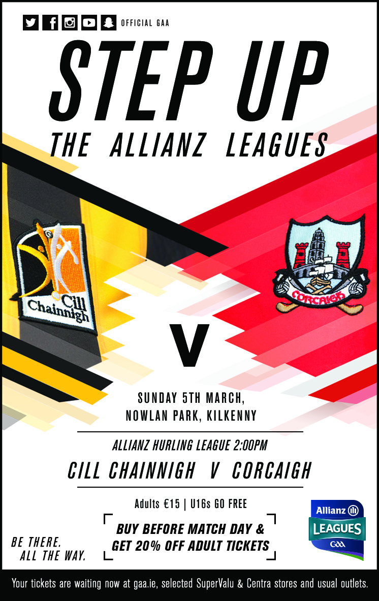 Allianz League Round 3 – Kilkenny v Cork