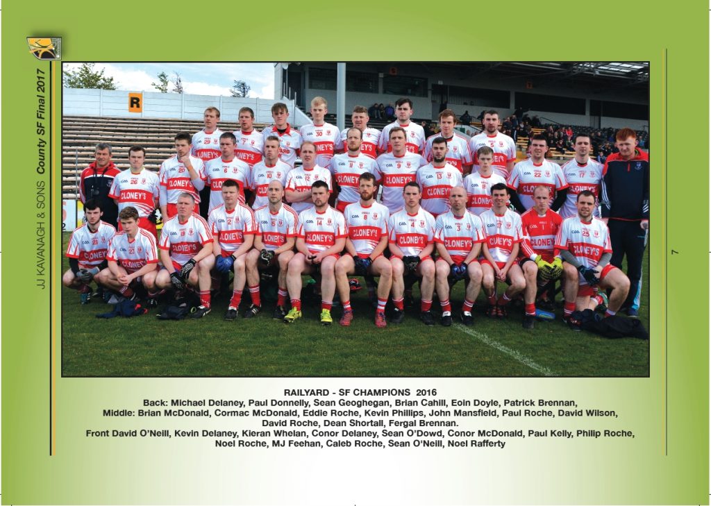 Railyard and Mullinavat Contest Senior Football Final