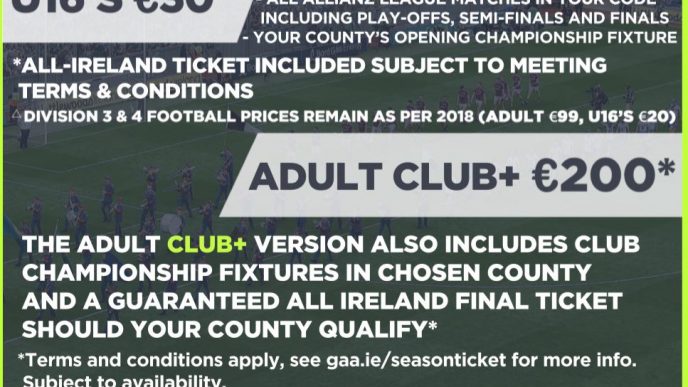 Season Tickets 2019