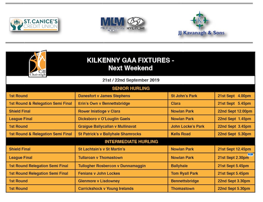 Upcoming Fixtures