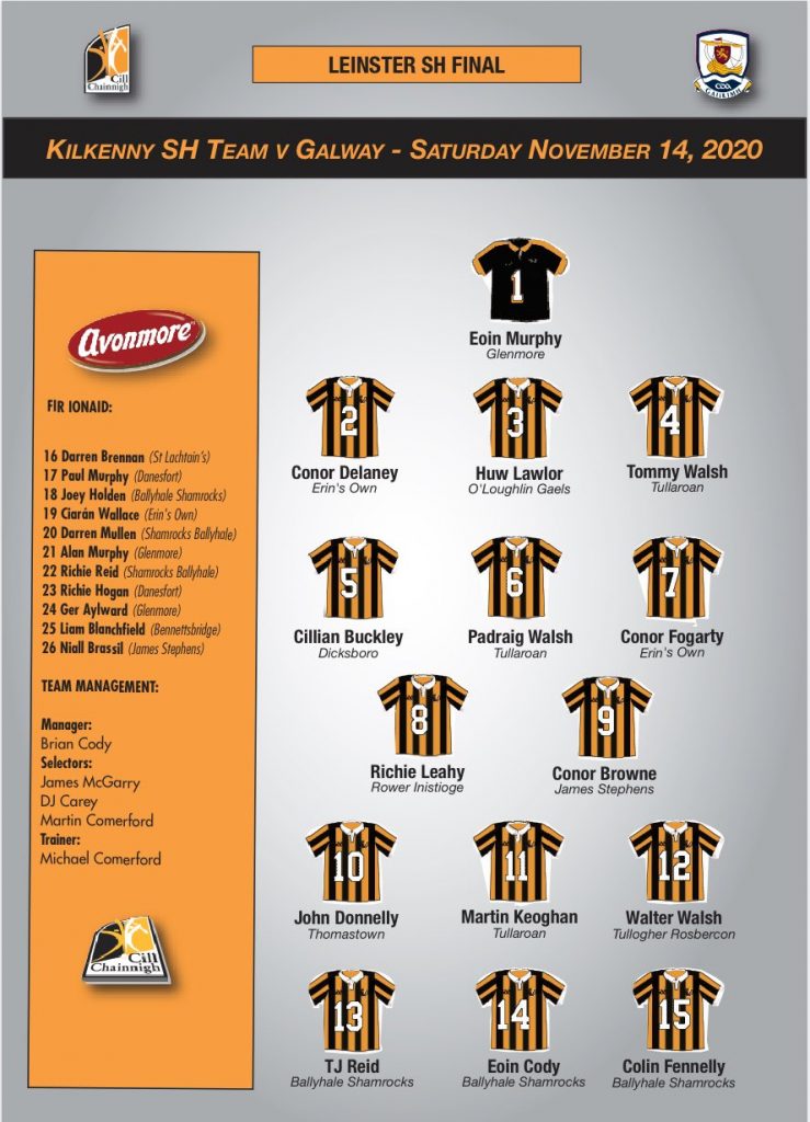 Kilkenny Team Vs Galway