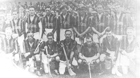 Back Row: Paddy Larkin, Martin White, Tommy Leahy, Jimmy Walsh, Podge Byrne, Lory Meagher (Capt),Peter O'Reilly, Jimmy O'Connell. Front Row: Matty Power, Locky Byrne, Johnny Dunne, Jack Duggan, Paddy Phelan, Peter Blanchfield, Eddie Byrne.