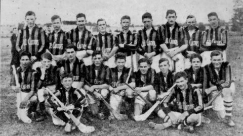 Back: Walter Hennebry, Tom Prendergast, Jackie Cahill, Eamon Tallent, Paddy Walsh, Terry Leahy, Billy Holohan, Bobby Hinks, Tom Butler. Middle: Pat Long, Paul Giles, Jack Mulcaby, Jim Langton, Paddy Grace (Capt.), Paddy Boyle, Tom Delaney, Sean O'Brien, Martin McEvoy. Front: Bobby Brannigan, Tom Teehan.