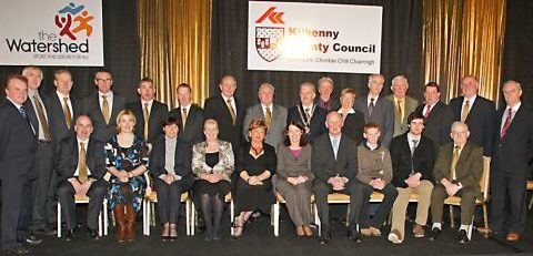 The Cody family and members of Kilkenny County Council