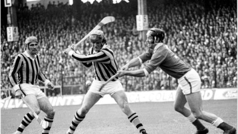 The terrible twins in action against Cork in the 70's.