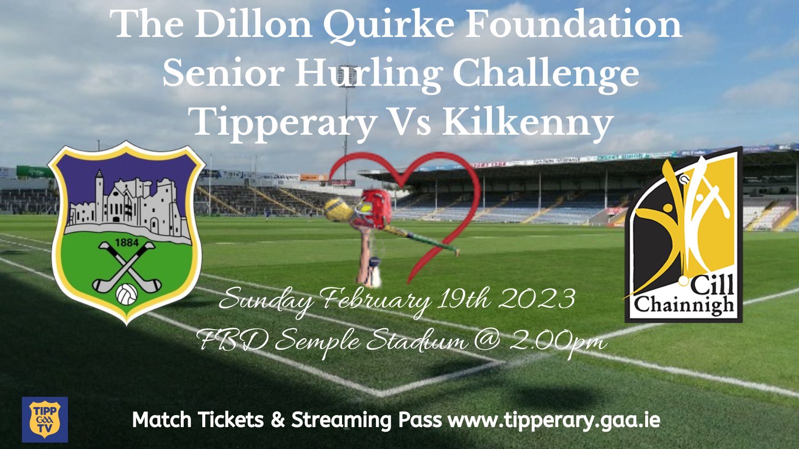 The Dillon Quirke Foundation Senior Hurling Challenge: Tipperary vs. Kilkenny