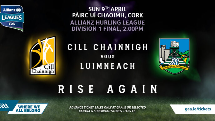 Kilkenny Team to Play Limerick in the Allianz Hurling League Final named