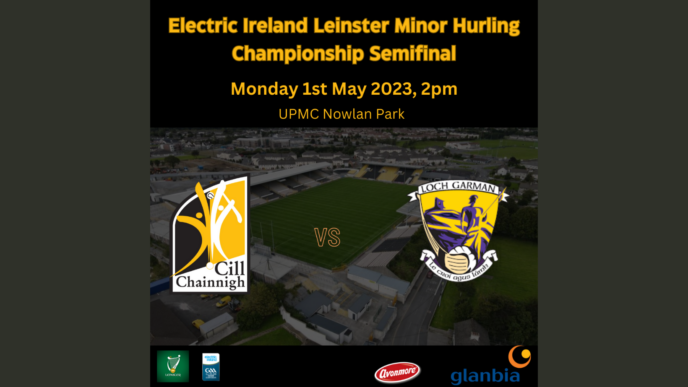 Kilkenny Minor Team to Play Wexford in Electric Ireland Leinster MHC Semifinal named