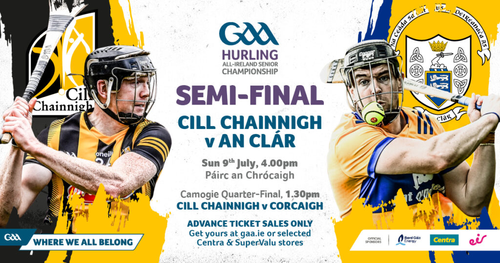 Kilkenny Team for the All-Ireland Senior Hurling Championship Semi-final Named