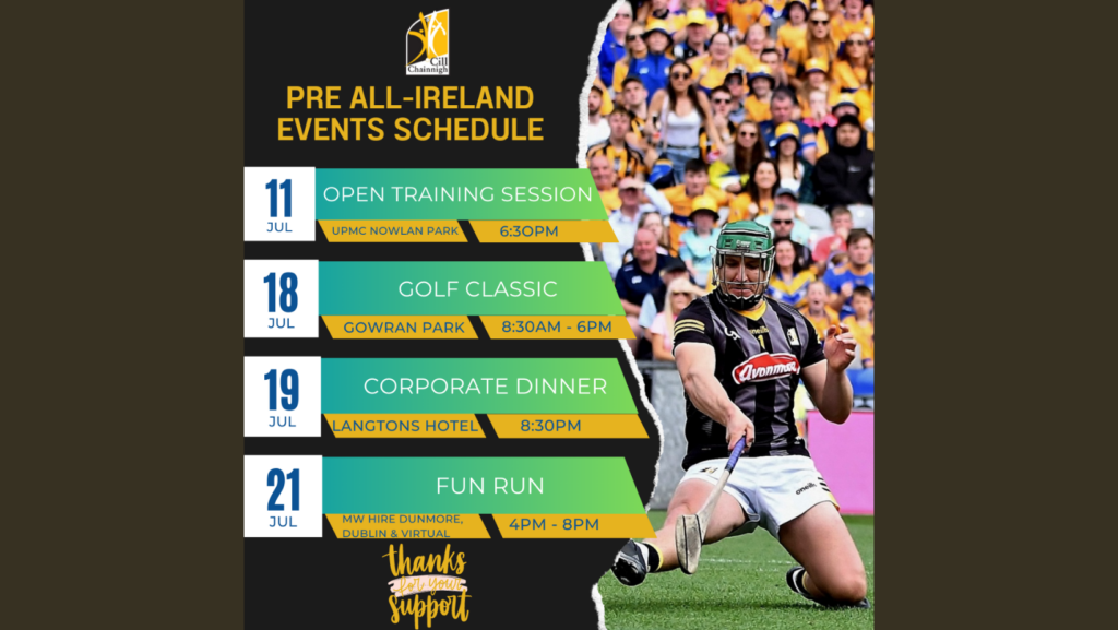 All-Ireland Countdown – Upcoming Events