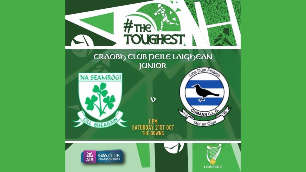 AIB Leinster Club Junior Football Championship – Round 1 Kilbeggan Shamrocks (WH) v  Lisdowney (KK)