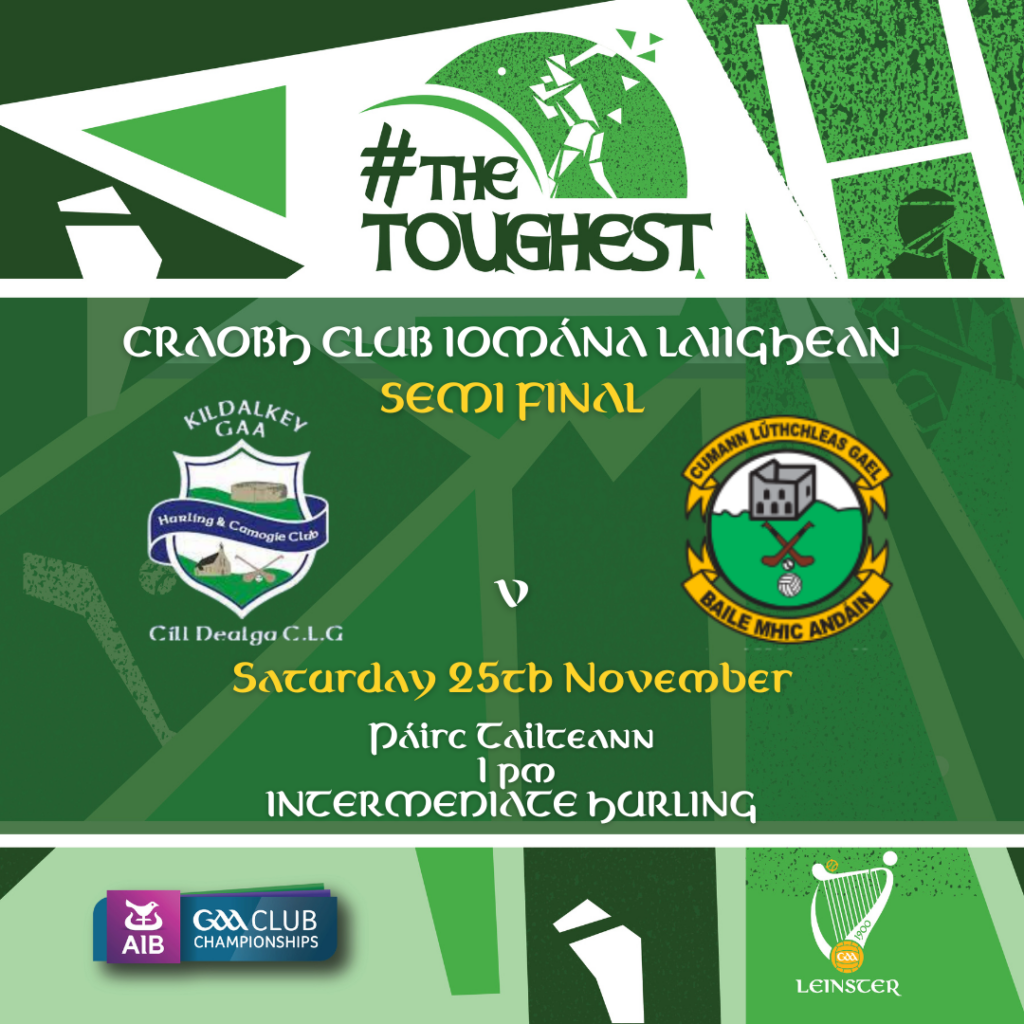 AIB Leinster Club IHC S-Final – Kildalkey (MH) v Thomastown (KK)