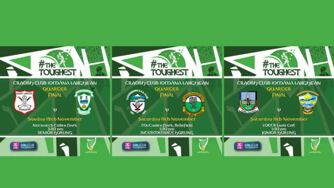 Ticket details for this weekend’s AIB Leinster Club Quarterfinals