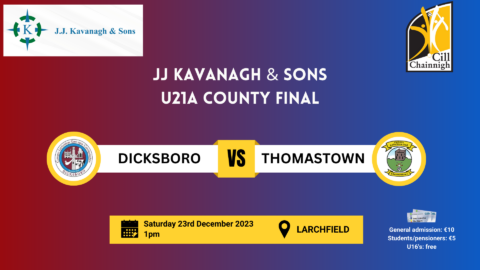 JJ Kavanagh & Sons U21A County Final