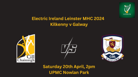 Kilkenny Minor Team to Play Galway in Round 1 of the Electric Ireland Leinster MHC