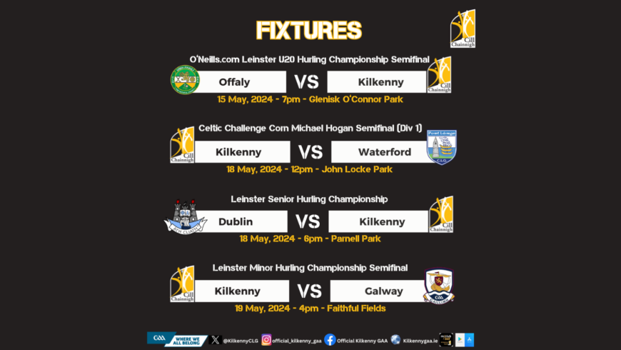 Upcoming Fixtures