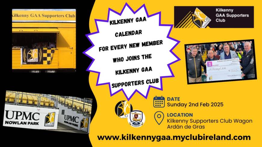 Join the Kilkenny GAA Supporters Club