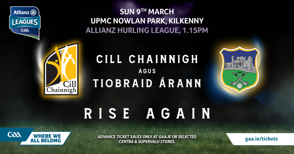Allianz Hurling League Round 6: Kilkenny team vs Tipperary named