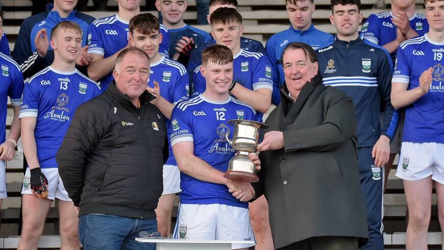 Erin’s Own win JJ Kavanagh U21 B Hurling Final