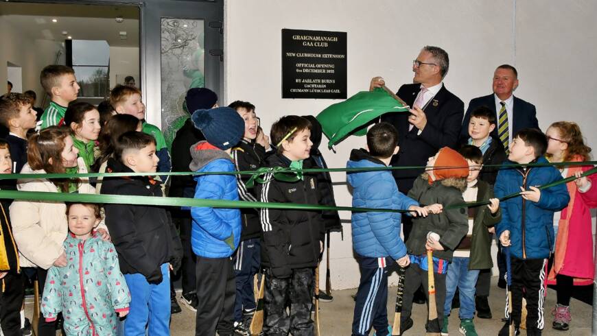 Official Opening of Graignamanagh Clubhouse Extension – 06 Dec 25