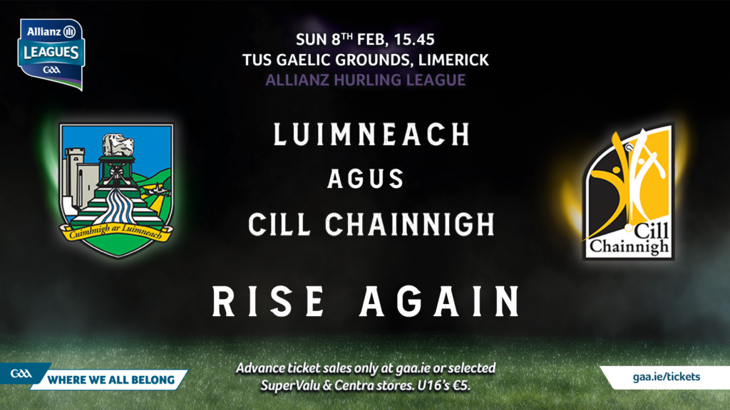 Allianz Hurling League Round 3: Kilkenny team vs Limerick named