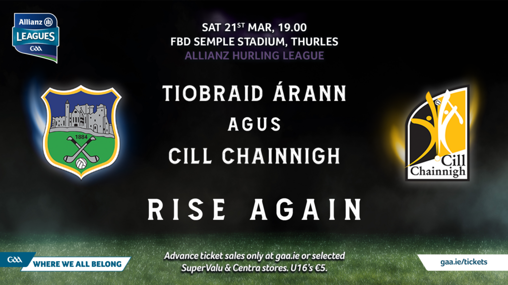 Allianz Hurling League Round 7: Kilkenny team vs Tipperary named