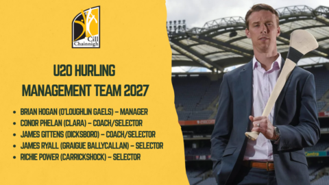 U20 Hurling Management Team 2026